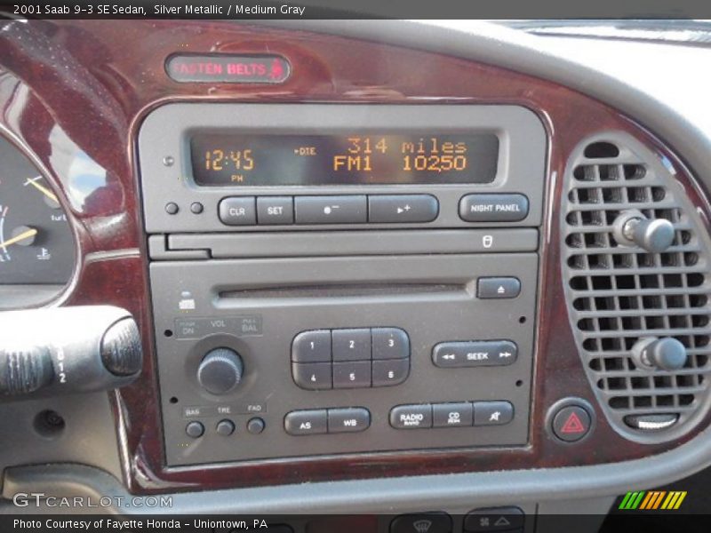 Audio System of 2001 9-3 SE Sedan