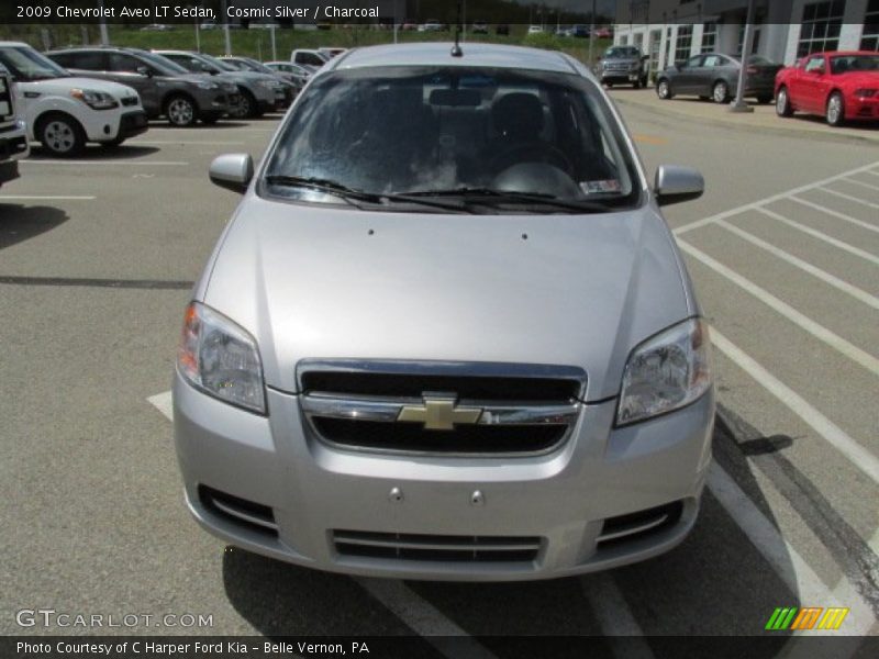 Cosmic Silver / Charcoal 2009 Chevrolet Aveo LT Sedan