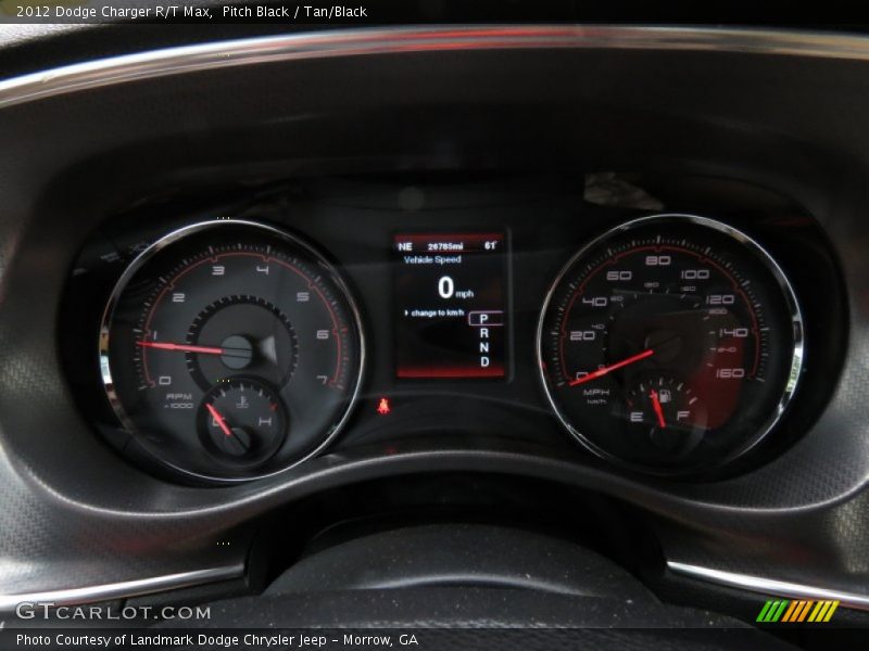 Pitch Black / Tan/Black 2012 Dodge Charger R/T Max