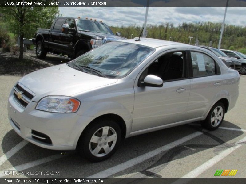 Cosmic Silver / Charcoal 2009 Chevrolet Aveo LT Sedan