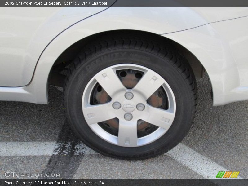 Cosmic Silver / Charcoal 2009 Chevrolet Aveo LT Sedan