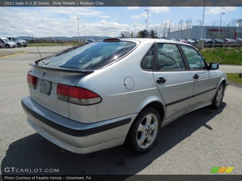 Silver Metallic / Medium Gray 2001 Saab 9-3 SE Sedan