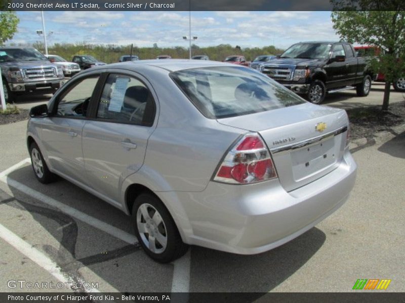 Cosmic Silver / Charcoal 2009 Chevrolet Aveo LT Sedan