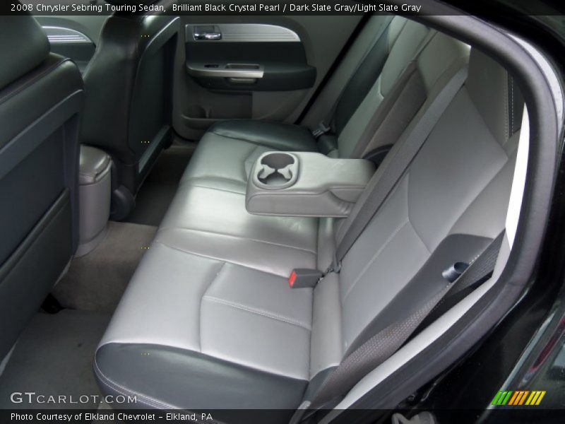 Brilliant Black Crystal Pearl / Dark Slate Gray/Light Slate Gray 2008 Chrysler Sebring Touring Sedan