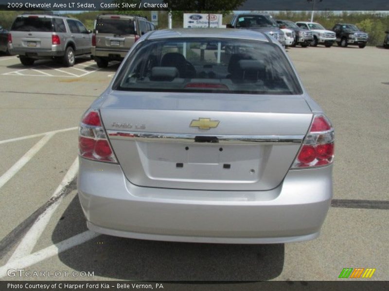 Cosmic Silver / Charcoal 2009 Chevrolet Aveo LT Sedan