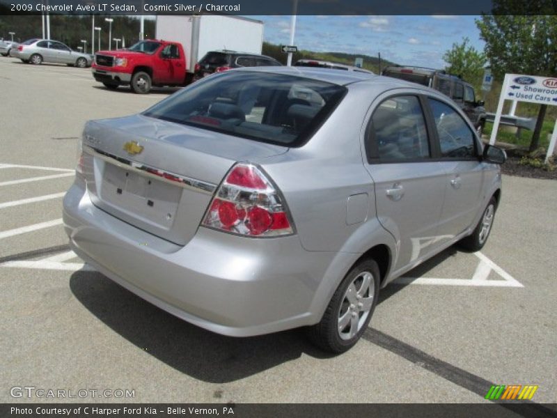 Cosmic Silver / Charcoal 2009 Chevrolet Aveo LT Sedan