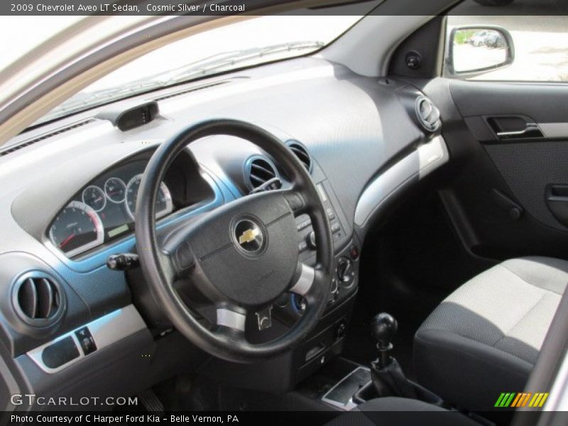 Cosmic Silver / Charcoal 2009 Chevrolet Aveo LT Sedan