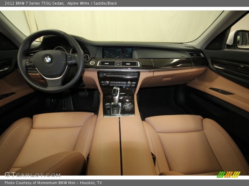 Dashboard of 2012 7 Series 750Li Sedan