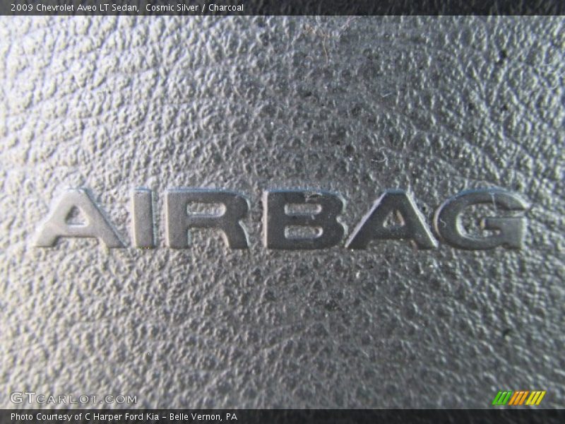 Cosmic Silver / Charcoal 2009 Chevrolet Aveo LT Sedan