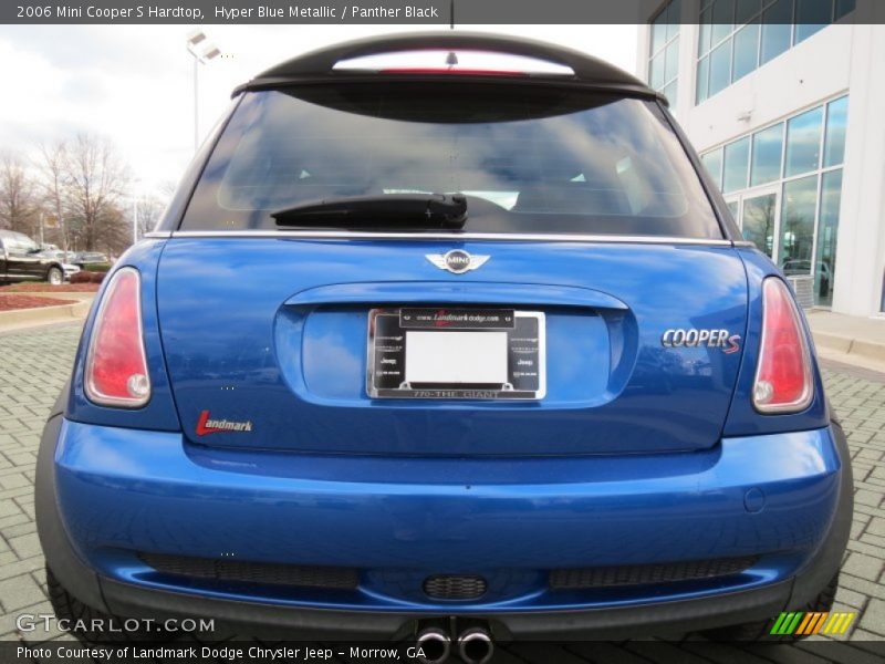 Hyper Blue Metallic / Panther Black 2006 Mini Cooper S Hardtop