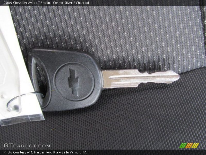Cosmic Silver / Charcoal 2009 Chevrolet Aveo LT Sedan
