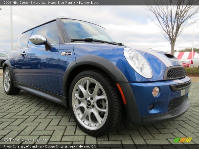 Hyper Blue Metallic / Panther Black 2006 Mini Cooper S Hardtop