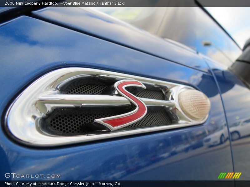 Hyper Blue Metallic / Panther Black 2006 Mini Cooper S Hardtop