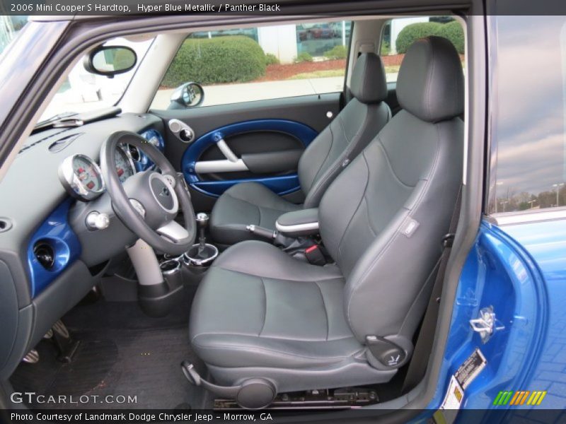 Hyper Blue Metallic / Panther Black 2006 Mini Cooper S Hardtop