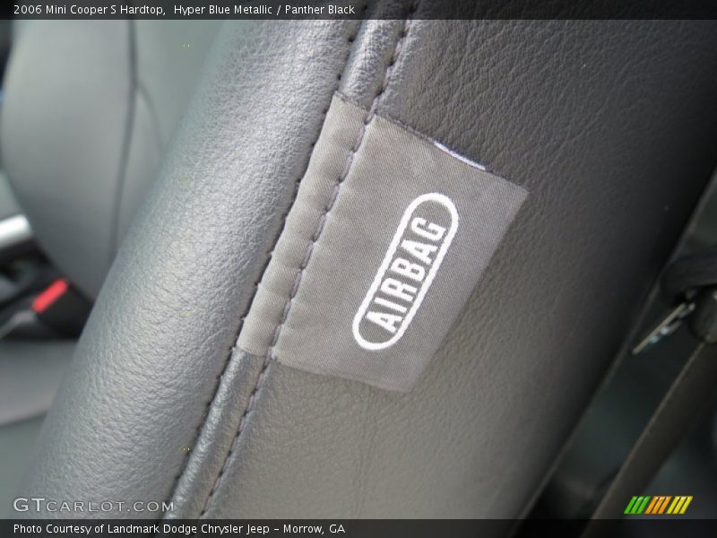 Hyper Blue Metallic / Panther Black 2006 Mini Cooper S Hardtop