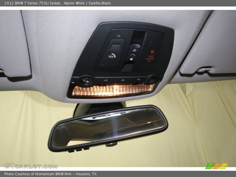 Alpine White / Saddle/Black 2012 BMW 7 Series 750Li Sedan