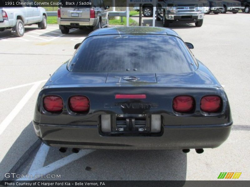 Black / Saddle 1991 Chevrolet Corvette Coupe