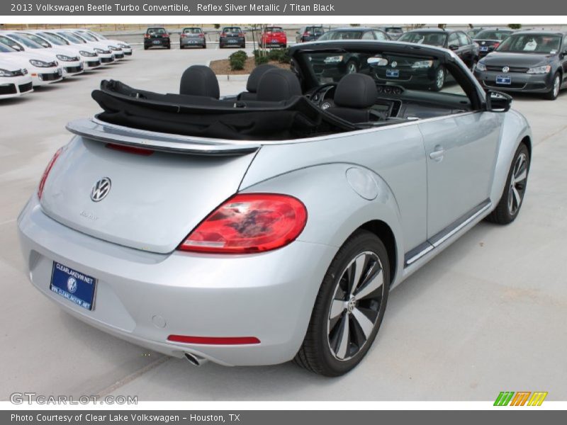 Reflex Silver Metallic / Titan Black 2013 Volkswagen Beetle Turbo Convertible