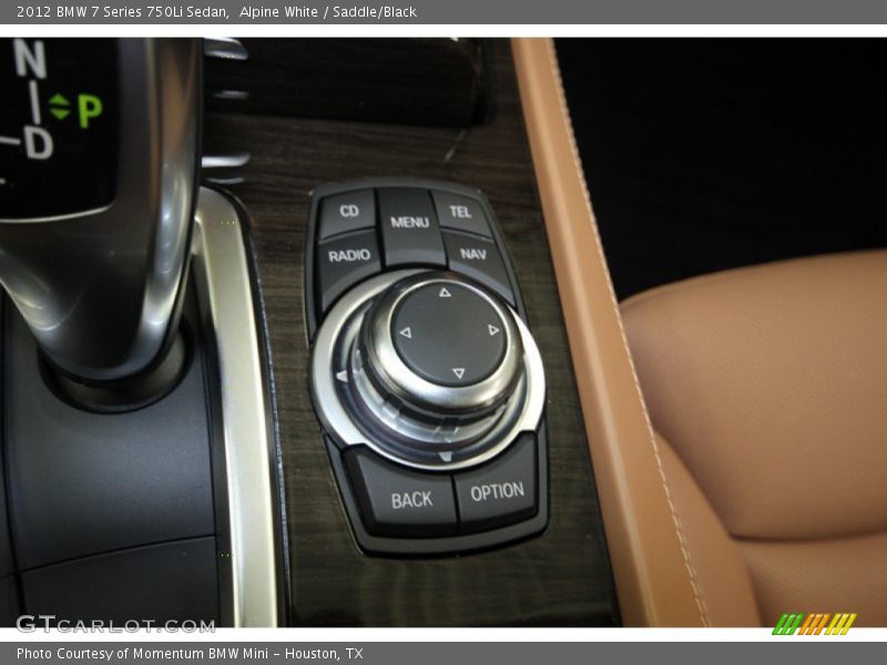 Controls of 2012 7 Series 750Li Sedan