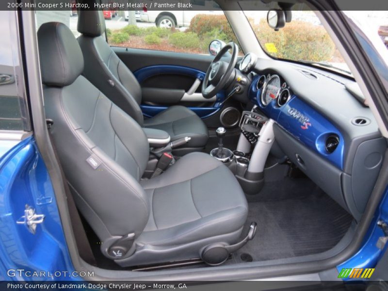Hyper Blue Metallic / Panther Black 2006 Mini Cooper S Hardtop