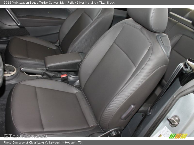 Reflex Silver Metallic / Titan Black 2013 Volkswagen Beetle Turbo Convertible