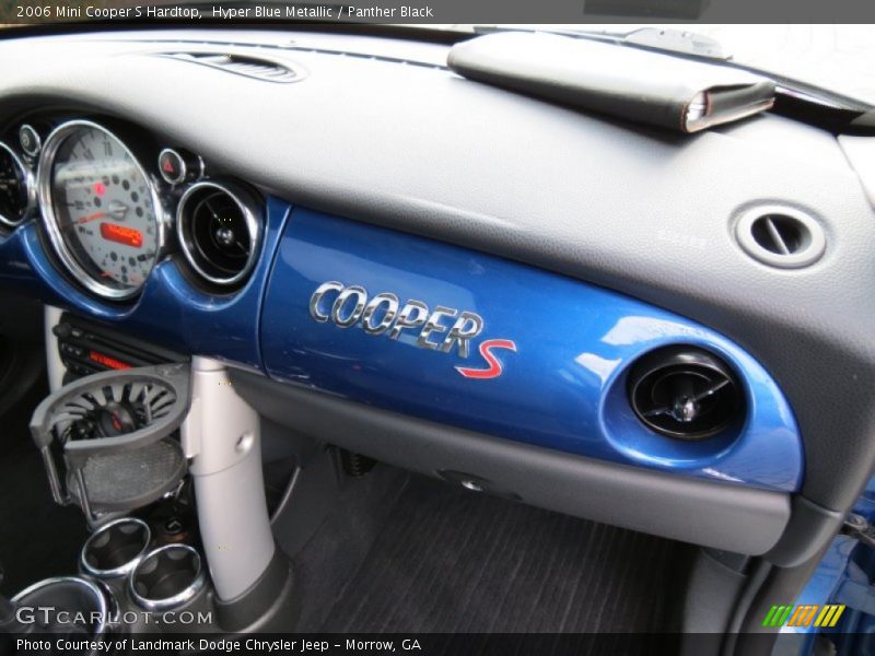 Hyper Blue Metallic / Panther Black 2006 Mini Cooper S Hardtop