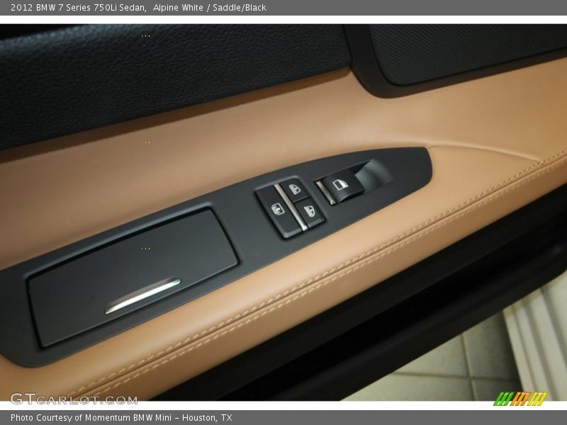 Alpine White / Saddle/Black 2012 BMW 7 Series 750Li Sedan