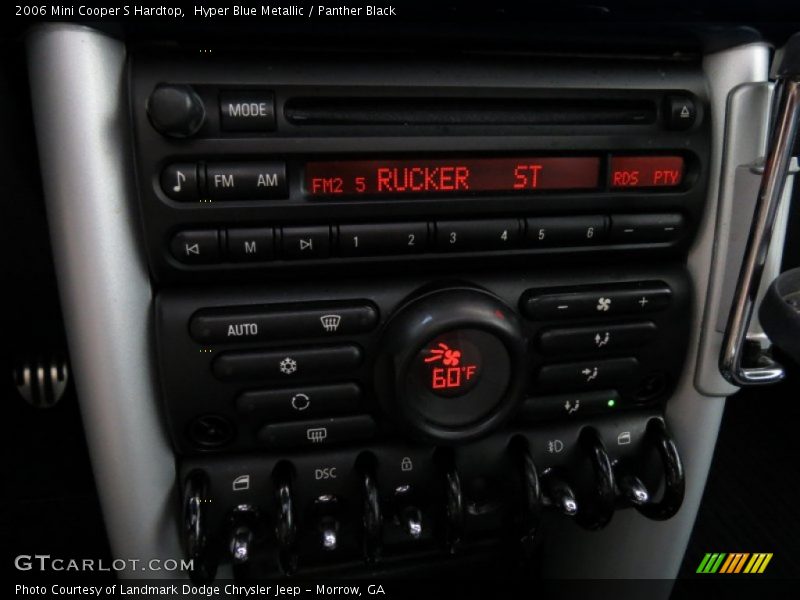 Hyper Blue Metallic / Panther Black 2006 Mini Cooper S Hardtop