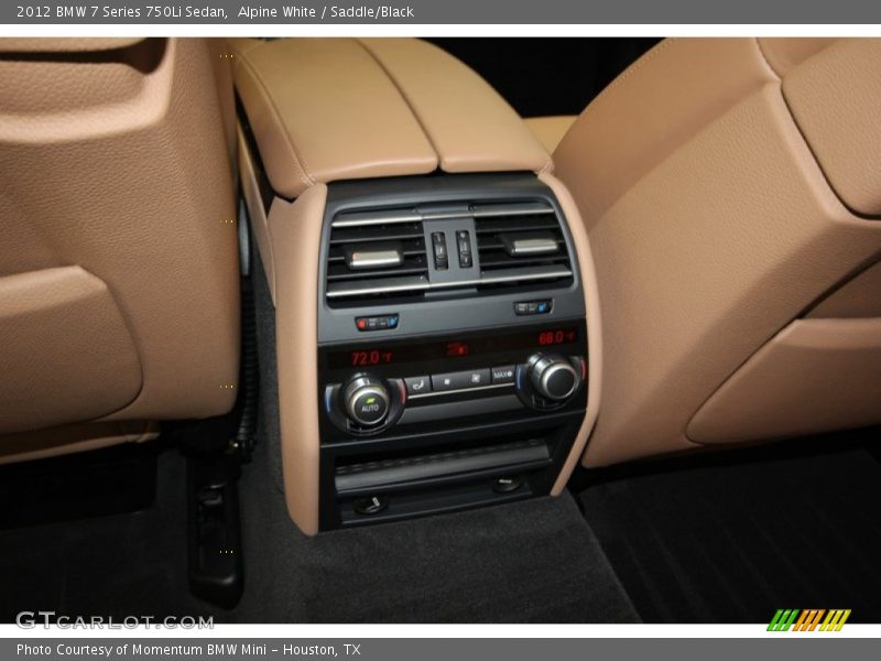 Alpine White / Saddle/Black 2012 BMW 7 Series 750Li Sedan