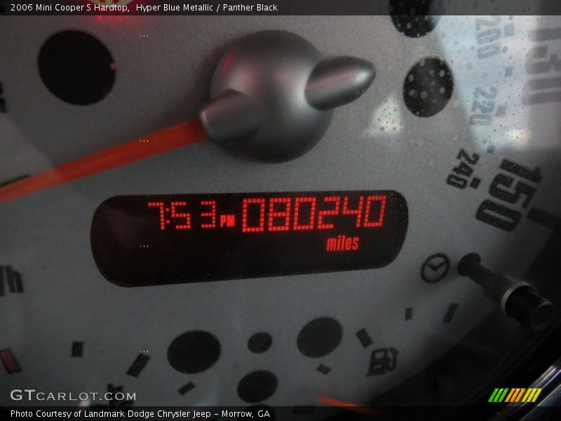 Hyper Blue Metallic / Panther Black 2006 Mini Cooper S Hardtop