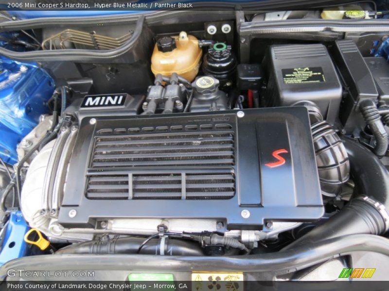 Hyper Blue Metallic / Panther Black 2006 Mini Cooper S Hardtop