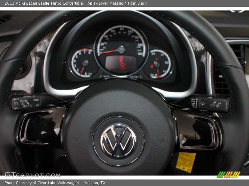 Reflex Silver Metallic / Titan Black 2013 Volkswagen Beetle Turbo Convertible