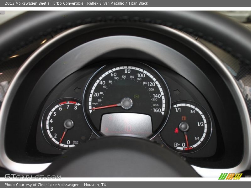 Reflex Silver Metallic / Titan Black 2013 Volkswagen Beetle Turbo Convertible