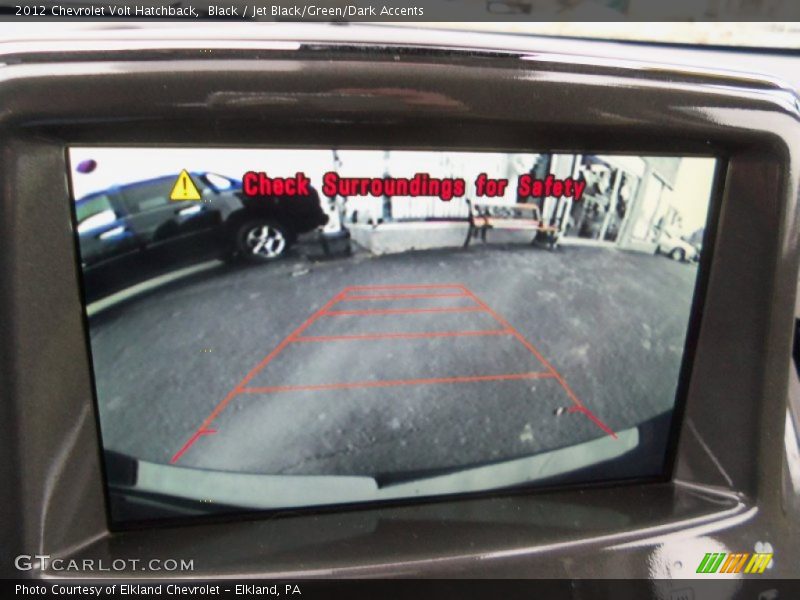 Black / Jet Black/Green/Dark Accents 2012 Chevrolet Volt Hatchback