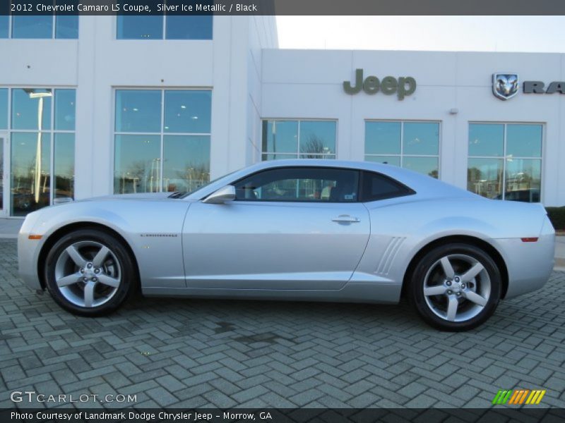 Silver Ice Metallic / Black 2012 Chevrolet Camaro LS Coupe