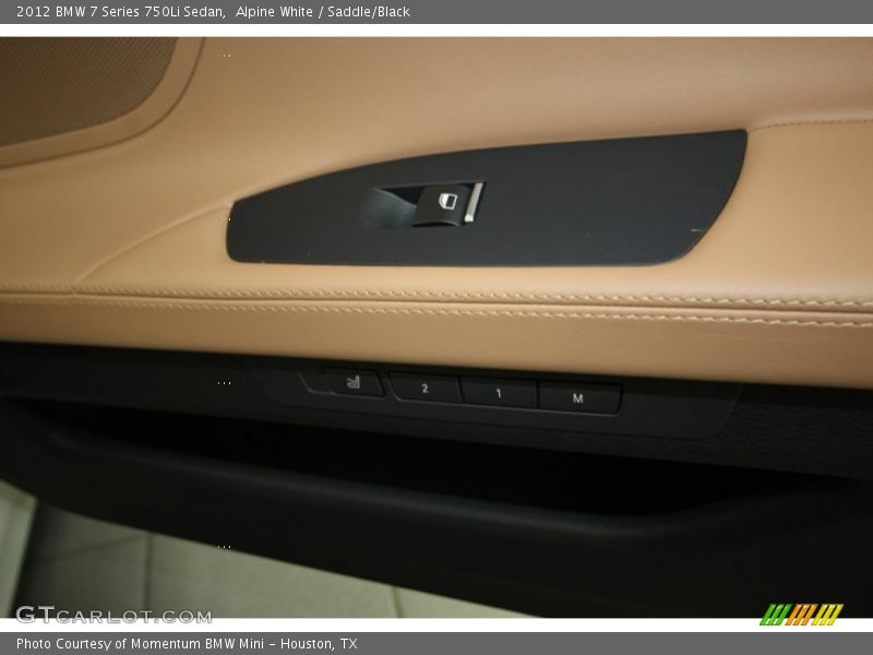 Alpine White / Saddle/Black 2012 BMW 7 Series 750Li Sedan