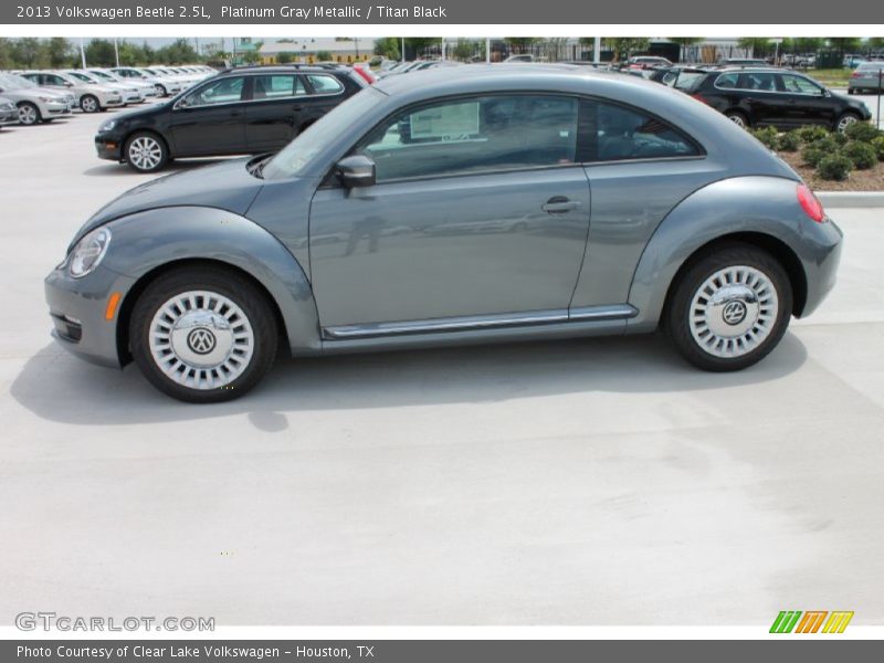 Platinum Gray Metallic / Titan Black 2013 Volkswagen Beetle 2.5L