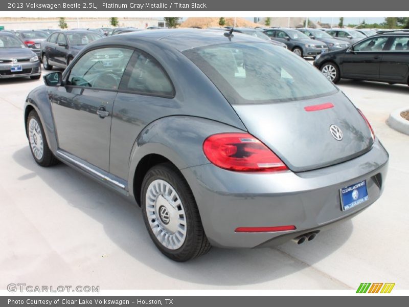 Platinum Gray Metallic / Titan Black 2013 Volkswagen Beetle 2.5L