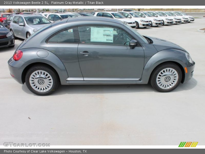 Platinum Gray Metallic / Titan Black 2013 Volkswagen Beetle 2.5L
