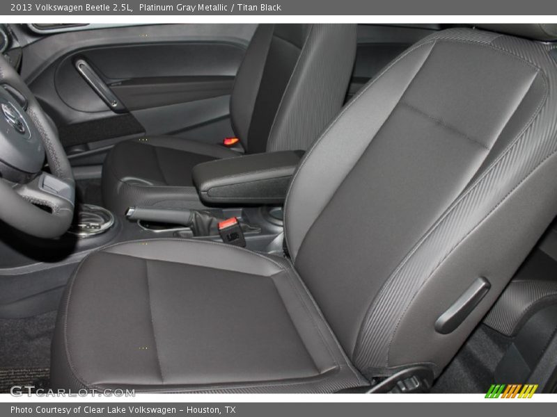 Platinum Gray Metallic / Titan Black 2013 Volkswagen Beetle 2.5L