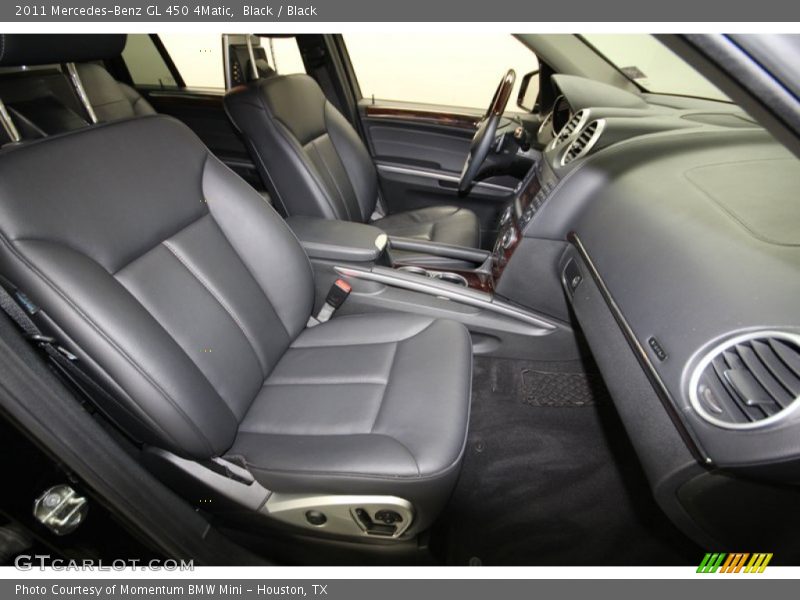 Front Seat of 2011 GL 450 4Matic