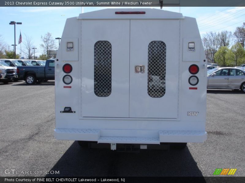 Summit White / Medium Pewter 2013 Chevrolet Express Cutaway 3500 Utility Van