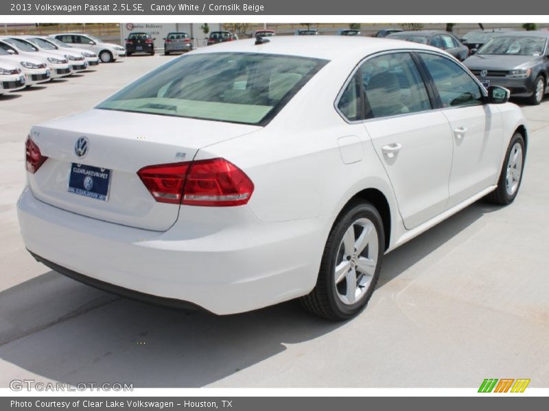 Candy White / Cornsilk Beige 2013 Volkswagen Passat 2.5L SE