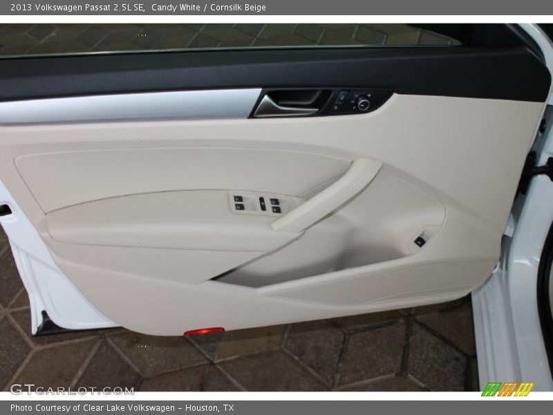 Candy White / Cornsilk Beige 2013 Volkswagen Passat 2.5L SE