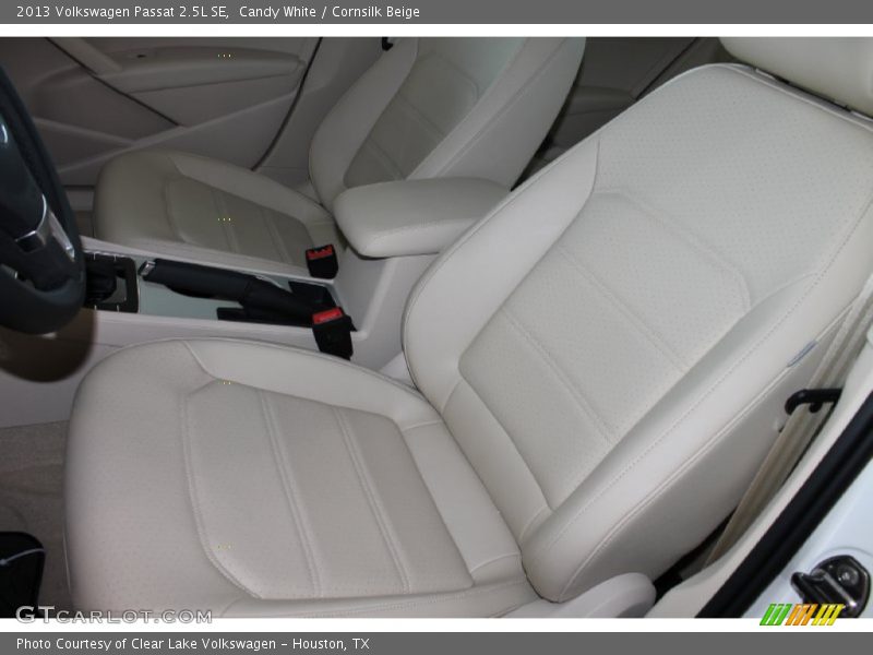Candy White / Cornsilk Beige 2013 Volkswagen Passat 2.5L SE