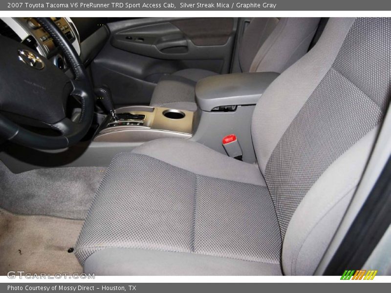 Silver Streak Mica / Graphite Gray 2007 Toyota Tacoma V6 PreRunner TRD Sport Access Cab