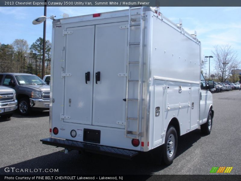 Summit White / Medium Pewter 2013 Chevrolet Express Cutaway 3500 Utility Van