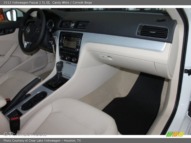 Candy White / Cornsilk Beige 2013 Volkswagen Passat 2.5L SE