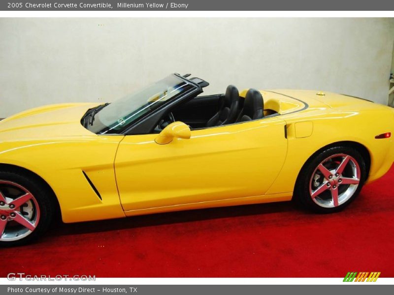 Millenium Yellow / Ebony 2005 Chevrolet Corvette Convertible