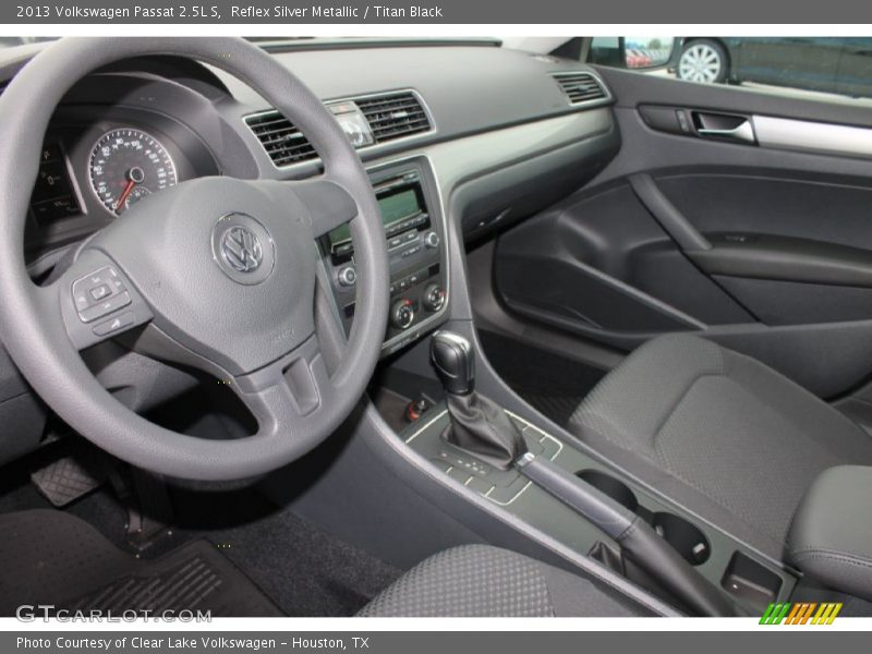 Reflex Silver Metallic / Titan Black 2013 Volkswagen Passat 2.5L S